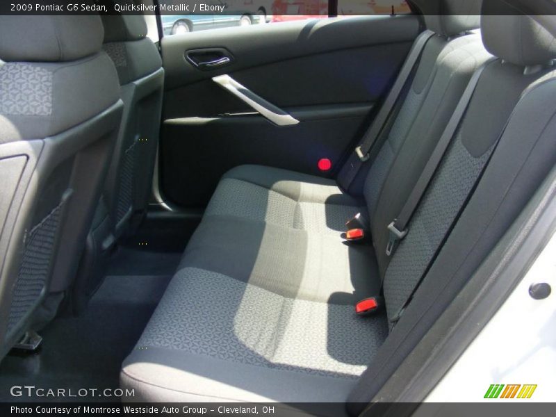 Quicksilver Metallic / Ebony 2009 Pontiac G6 Sedan