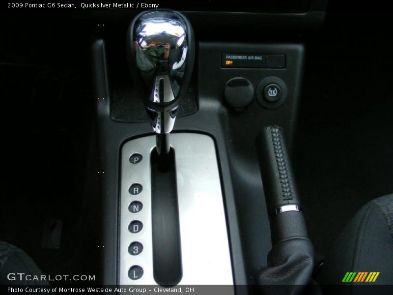 Quicksilver Metallic / Ebony 2009 Pontiac G6 Sedan