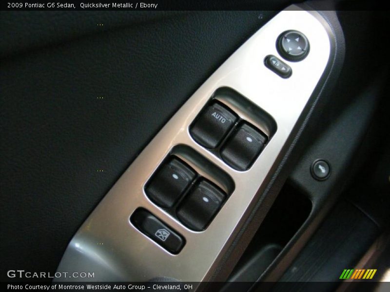 Quicksilver Metallic / Ebony 2009 Pontiac G6 Sedan