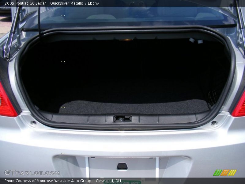 Quicksilver Metallic / Ebony 2009 Pontiac G6 Sedan
