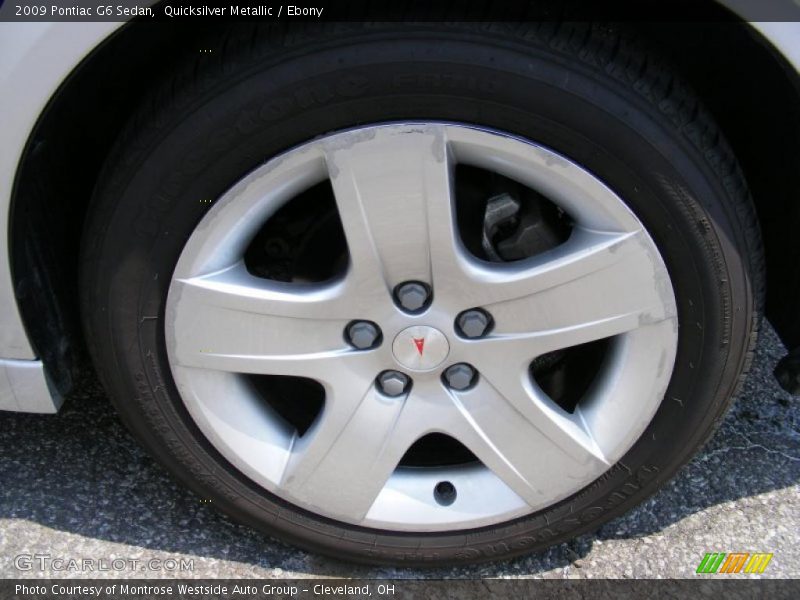 Quicksilver Metallic / Ebony 2009 Pontiac G6 Sedan