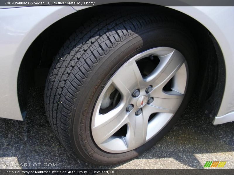 Quicksilver Metallic / Ebony 2009 Pontiac G6 Sedan