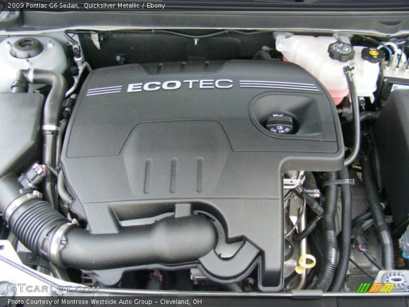 Quicksilver Metallic / Ebony 2009 Pontiac G6 Sedan