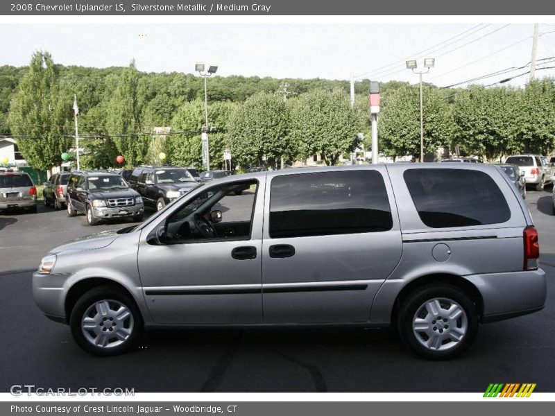 Silverstone Metallic / Medium Gray 2008 Chevrolet Uplander LS