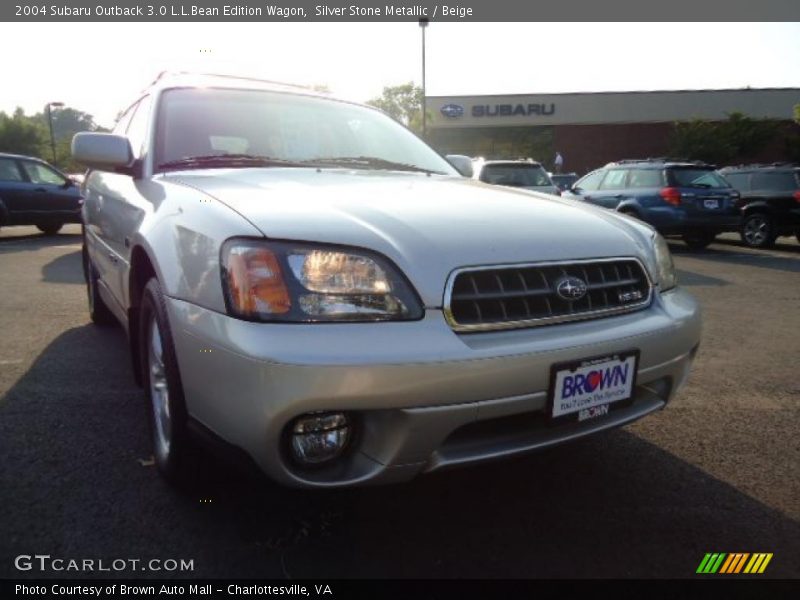 Silver Stone Metallic / Beige 2004 Subaru Outback 3.0 L.L.Bean Edition Wagon