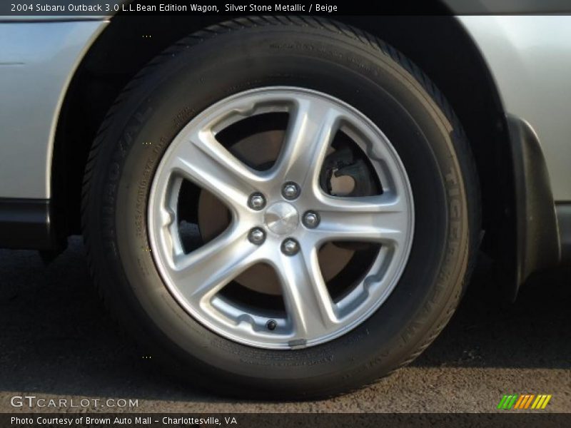 Silver Stone Metallic / Beige 2004 Subaru Outback 3.0 L.L.Bean Edition Wagon