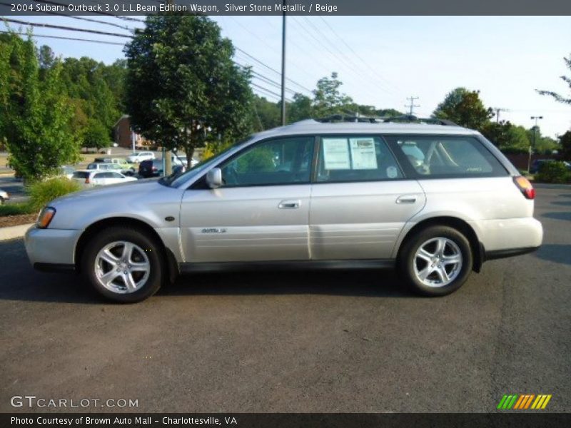 Silver Stone Metallic / Beige 2004 Subaru Outback 3.0 L.L.Bean Edition Wagon