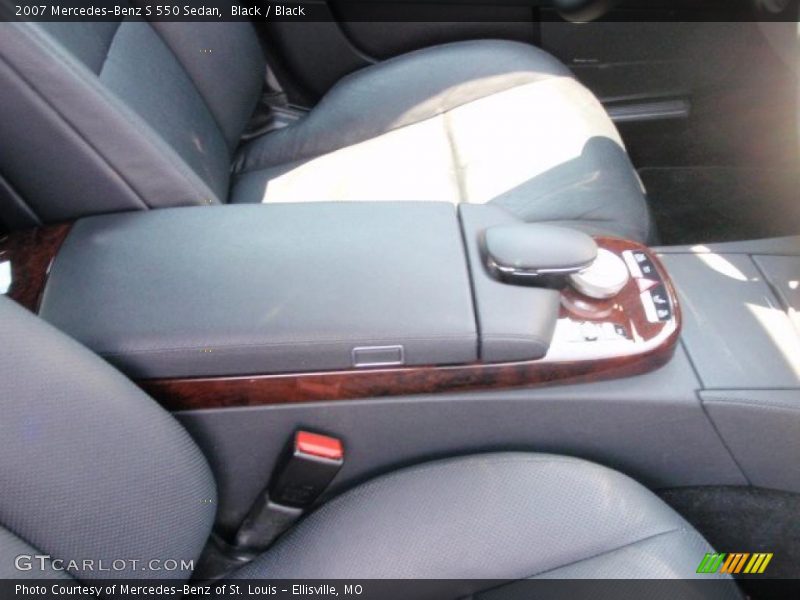 Black / Black 2007 Mercedes-Benz S 550 Sedan