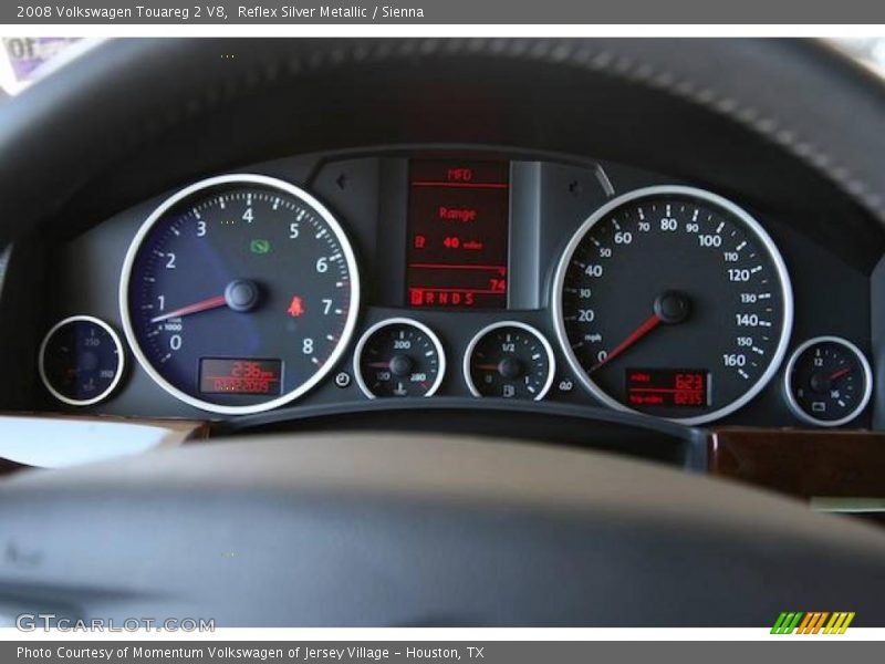 Reflex Silver Metallic / Sienna 2008 Volkswagen Touareg 2 V8