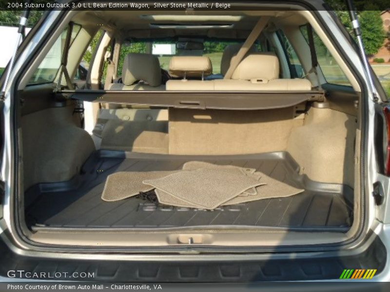 Silver Stone Metallic / Beige 2004 Subaru Outback 3.0 L.L.Bean Edition Wagon