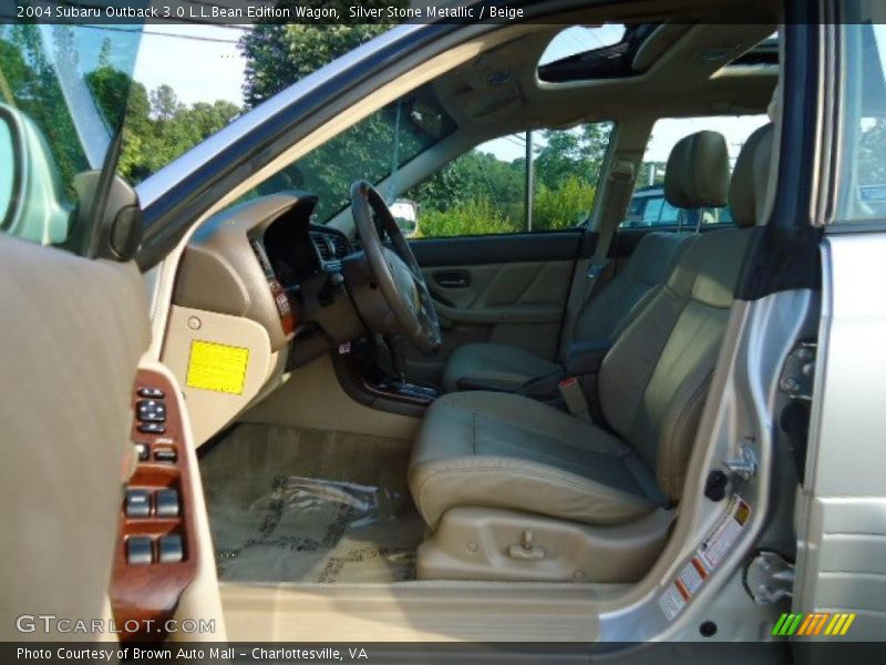 Silver Stone Metallic / Beige 2004 Subaru Outback 3.0 L.L.Bean Edition Wagon