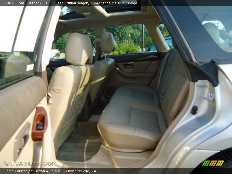 Silver Stone Metallic / Beige 2004 Subaru Outback 3.0 L.L.Bean Edition Wagon