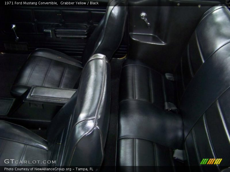 Grabber Yellow / Black 1971 Ford Mustang Convertible