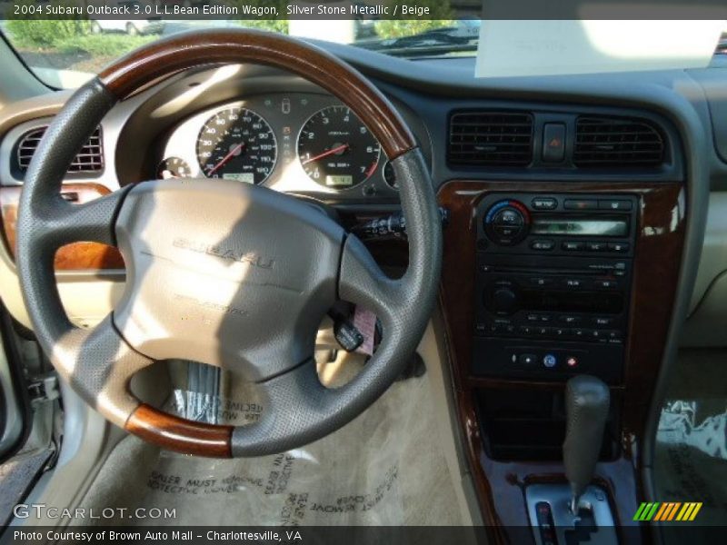 Silver Stone Metallic / Beige 2004 Subaru Outback 3.0 L.L.Bean Edition Wagon