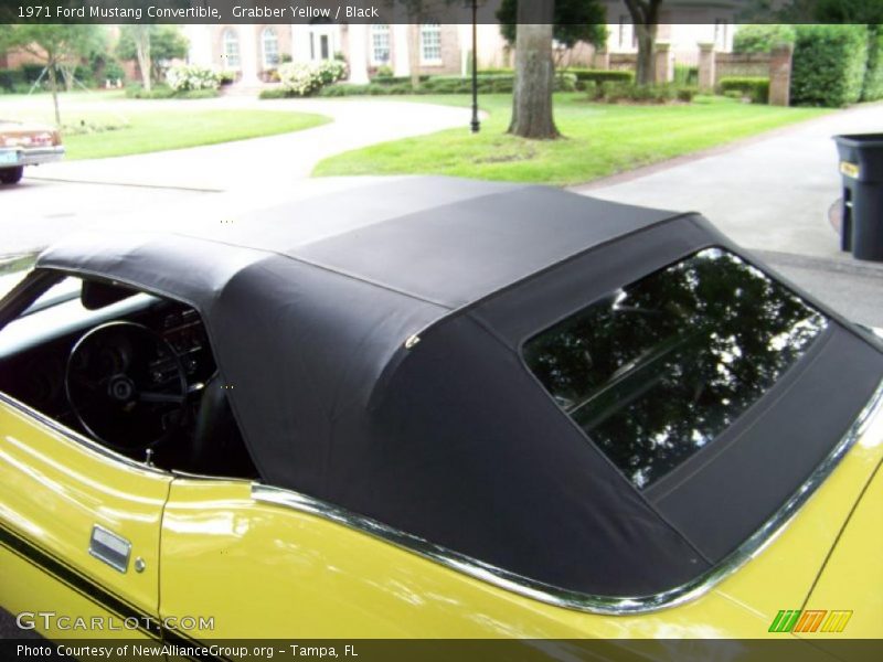Grabber Yellow / Black 1971 Ford Mustang Convertible