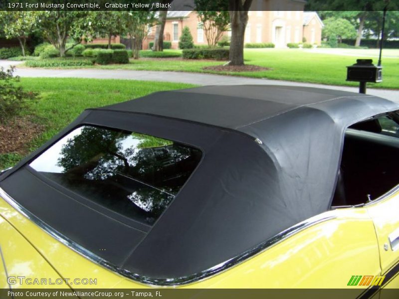 Grabber Yellow / Black 1971 Ford Mustang Convertible