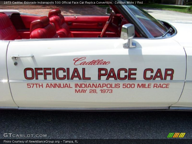  1973 Eldorado Indianapolis 500 Official Pace Car Replica Convertible Logo