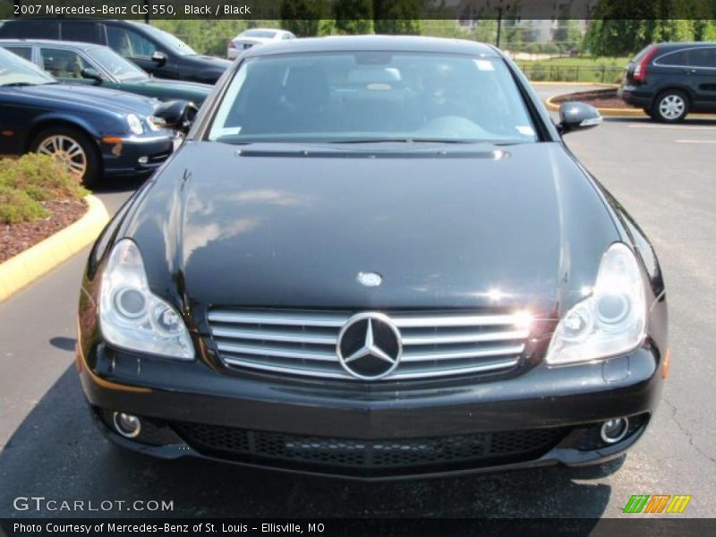 Black / Black 2007 Mercedes-Benz CLS 550