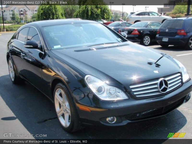 Black / Black 2007 Mercedes-Benz CLS 550