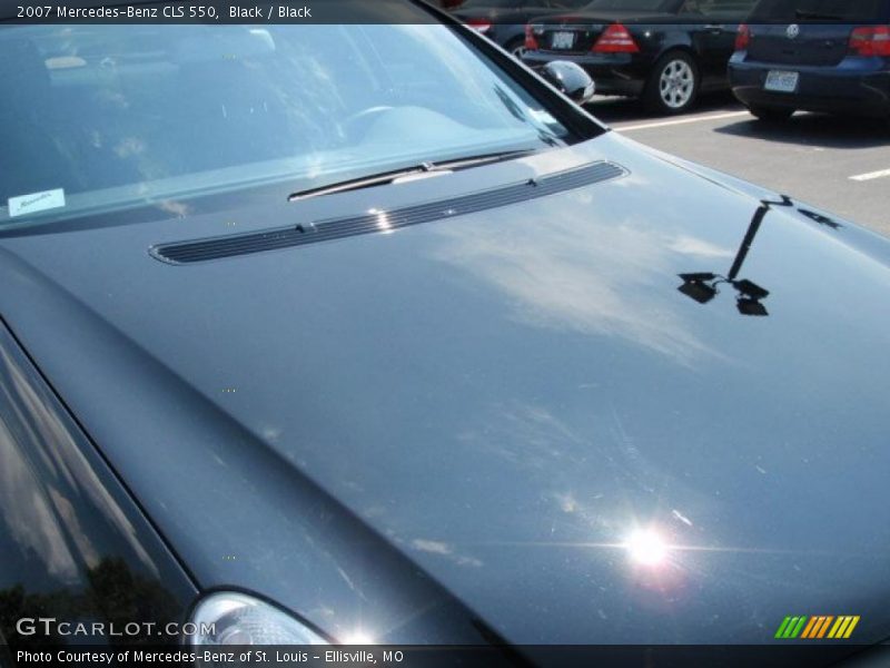 Black / Black 2007 Mercedes-Benz CLS 550