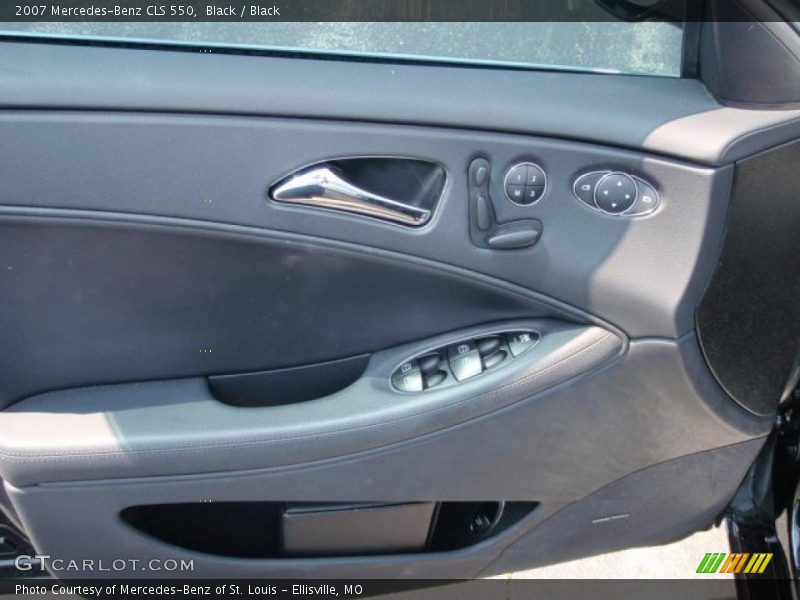 Black / Black 2007 Mercedes-Benz CLS 550