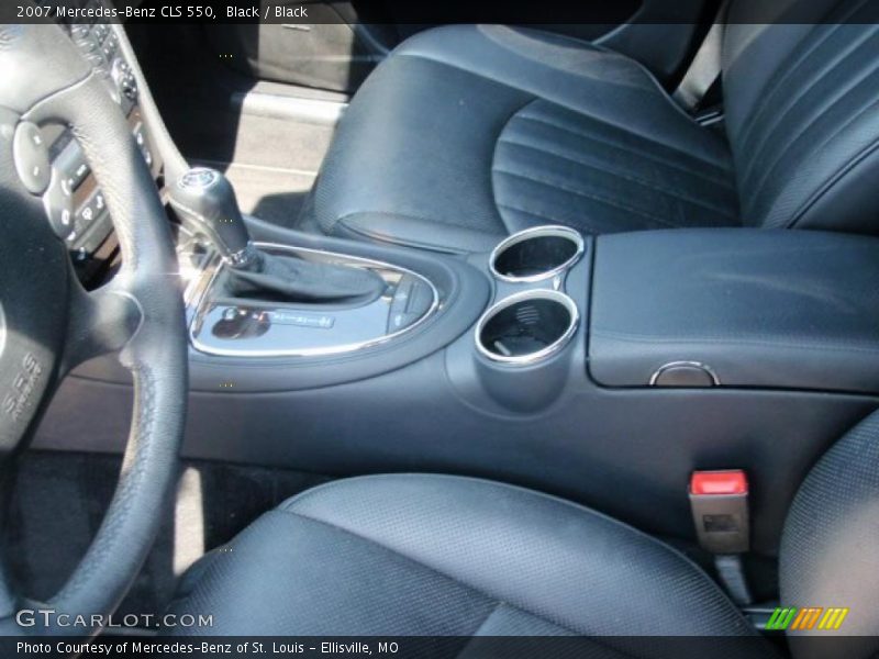 Black / Black 2007 Mercedes-Benz CLS 550