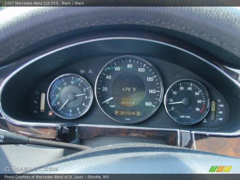 Black / Black 2007 Mercedes-Benz CLS 550