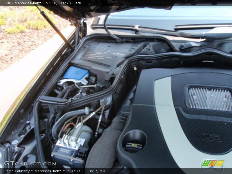 Black / Black 2007 Mercedes-Benz CLS 550