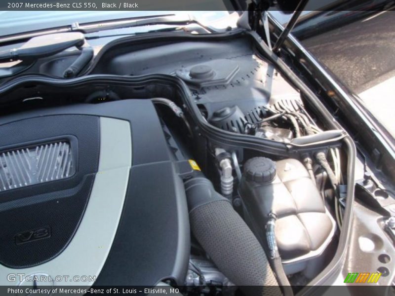 Black / Black 2007 Mercedes-Benz CLS 550
