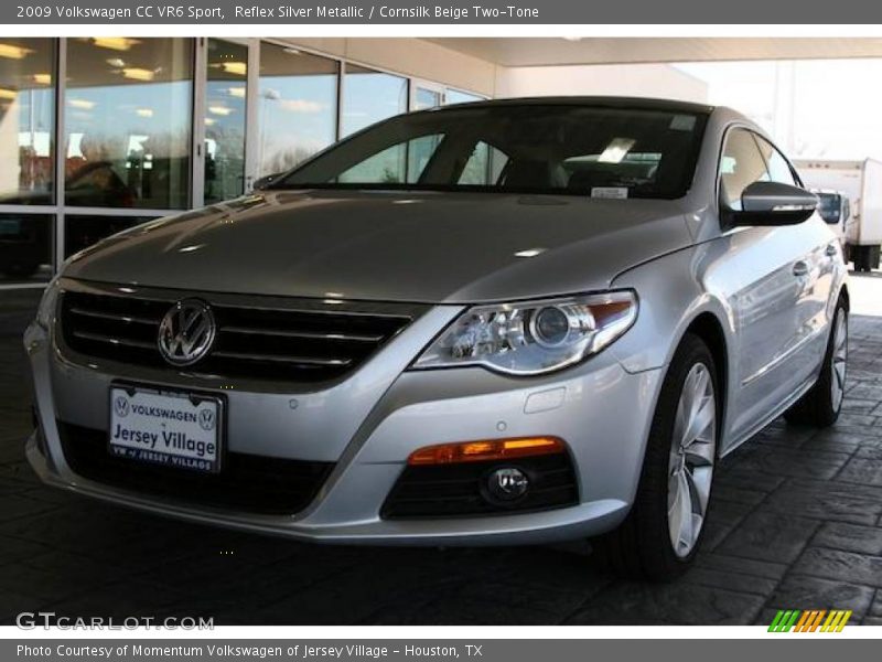Reflex Silver Metallic / Cornsilk Beige Two-Tone 2009 Volkswagen CC VR6 Sport