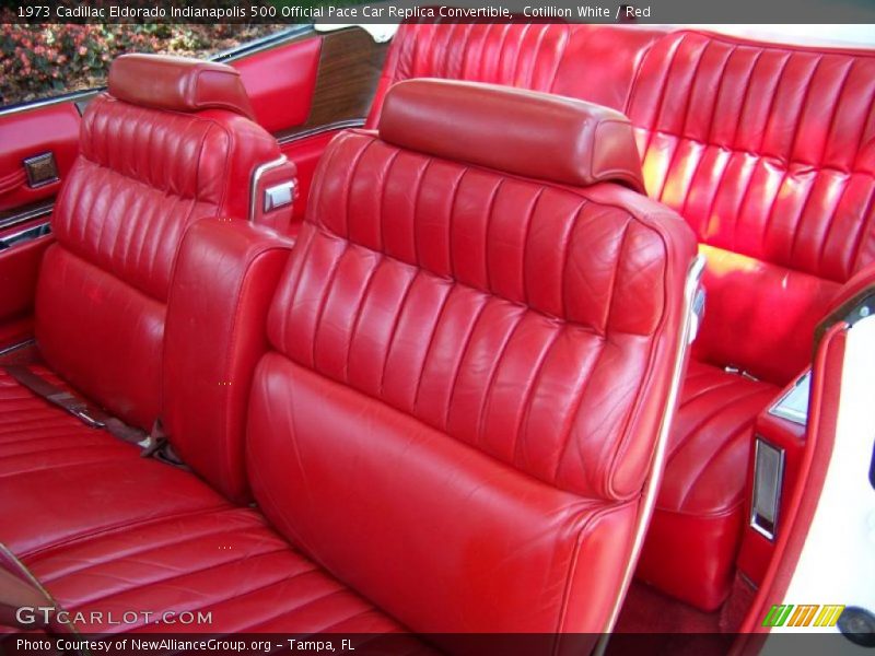 Front Seat of 1973 Eldorado Indianapolis 500 Official Pace Car Replica Convertible