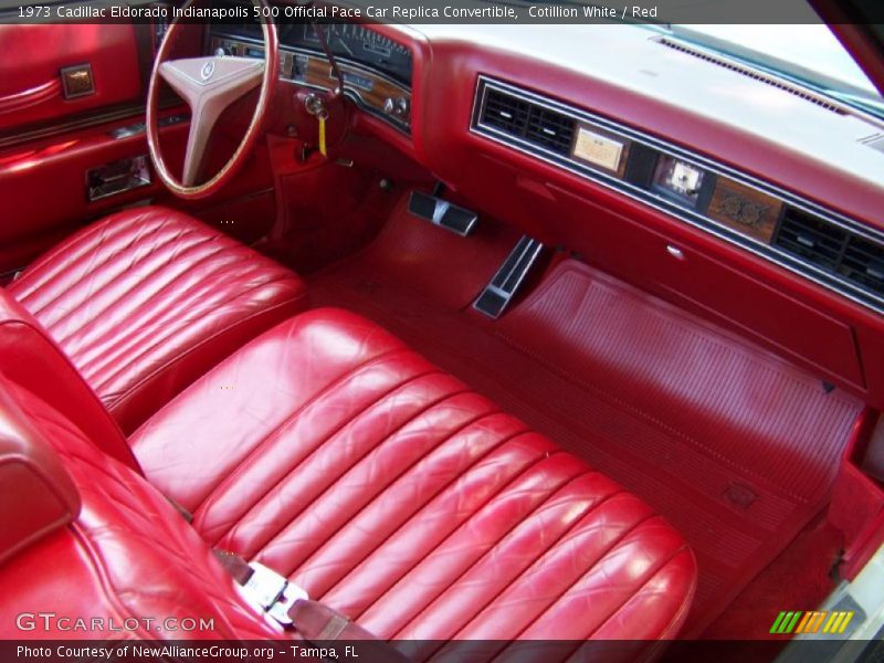 Front Seat of 1973 Eldorado Indianapolis 500 Official Pace Car Replica Convertible