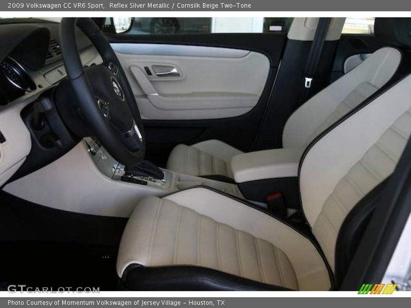 Reflex Silver Metallic / Cornsilk Beige Two-Tone 2009 Volkswagen CC VR6 Sport