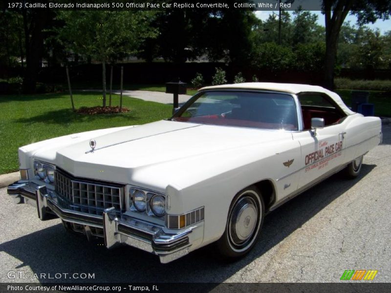  1973 Eldorado Indianapolis 500 Official Pace Car Replica Convertible Cotillion White