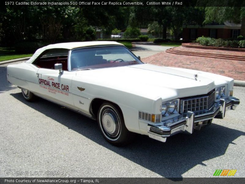  1973 Eldorado Indianapolis 500 Official Pace Car Replica Convertible Cotillion White