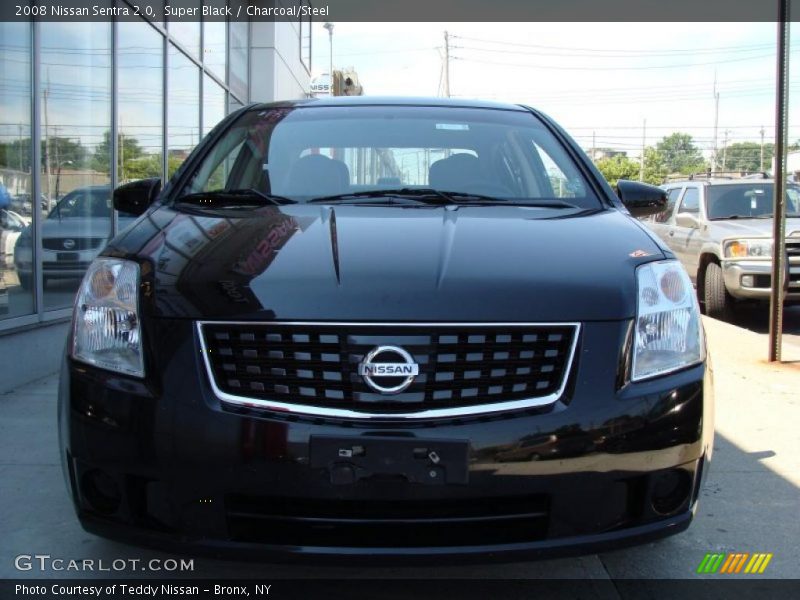 Super Black / Charcoal/Steel 2008 Nissan Sentra 2.0
