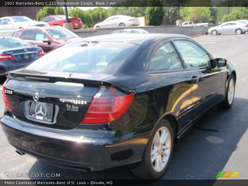 Black / Ash 2002 Mercedes-Benz C 230 Kompressor Coupe