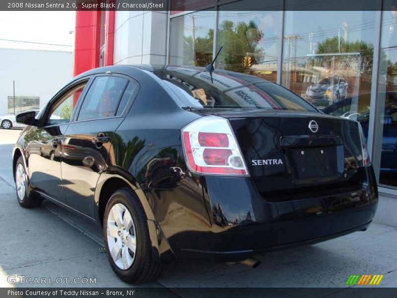 Super Black / Charcoal/Steel 2008 Nissan Sentra 2.0
