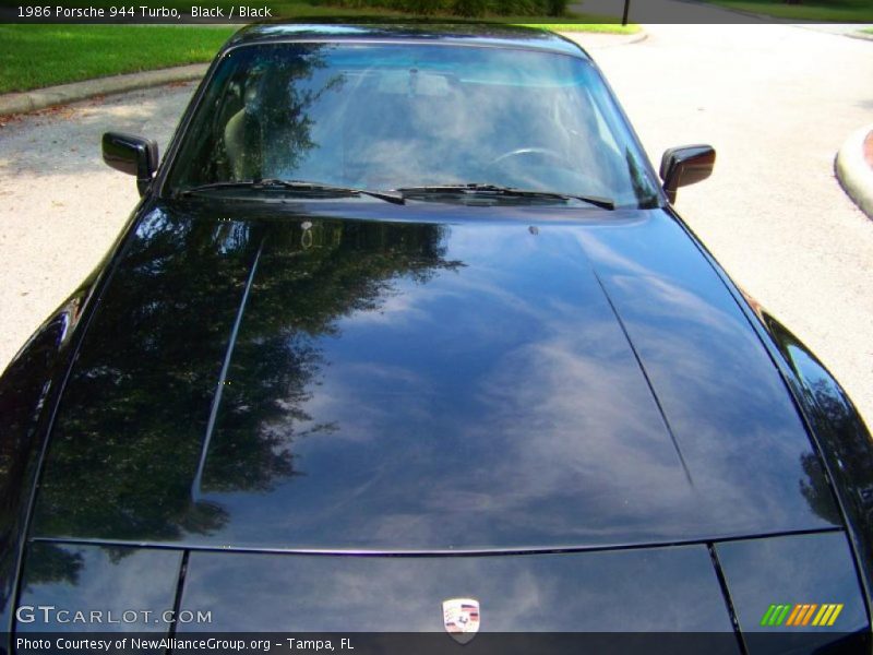 Black / Black 1986 Porsche 944 Turbo