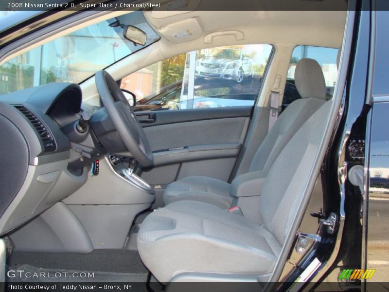 Super Black / Charcoal/Steel 2008 Nissan Sentra 2.0