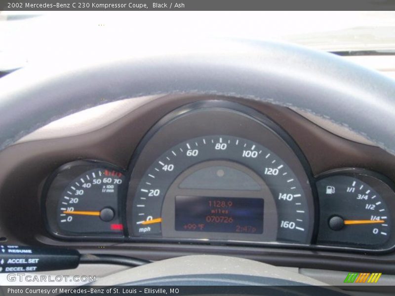 Black / Ash 2002 Mercedes-Benz C 230 Kompressor Coupe