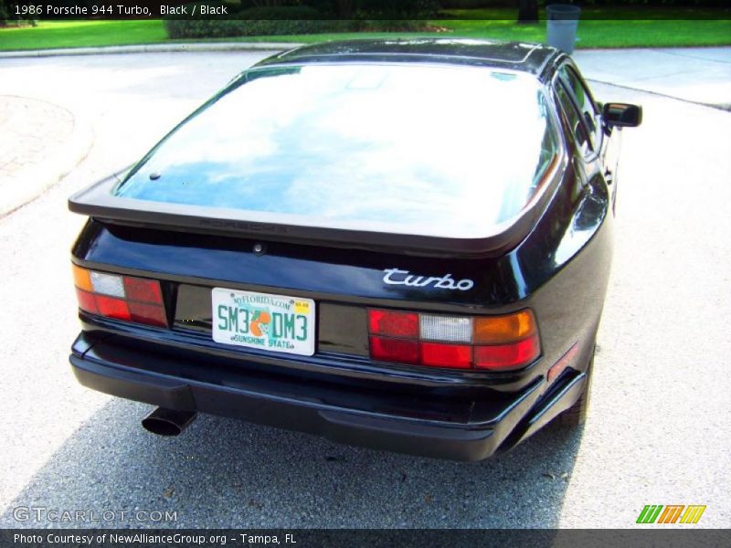 Black / Black 1986 Porsche 944 Turbo