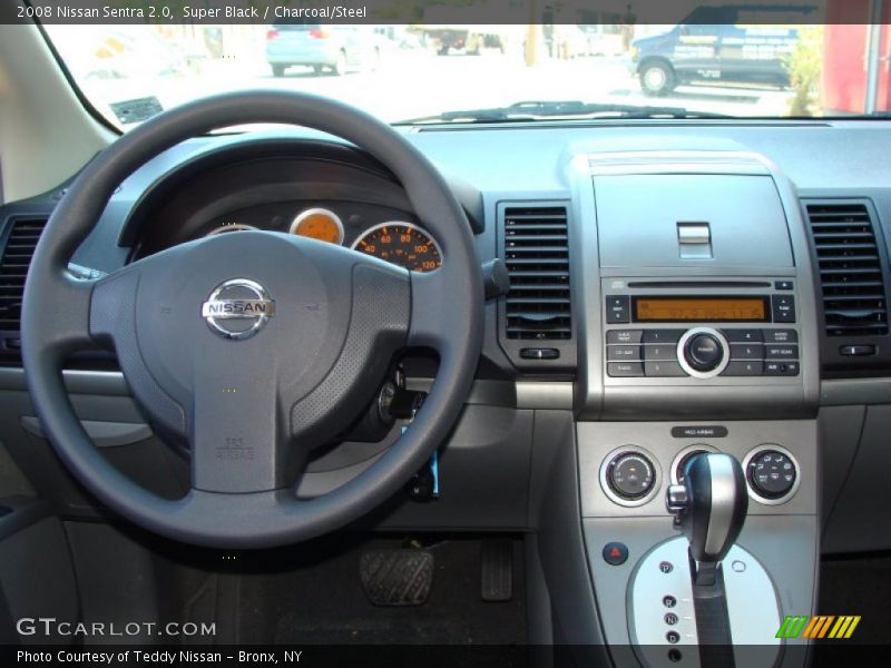 Super Black / Charcoal/Steel 2008 Nissan Sentra 2.0