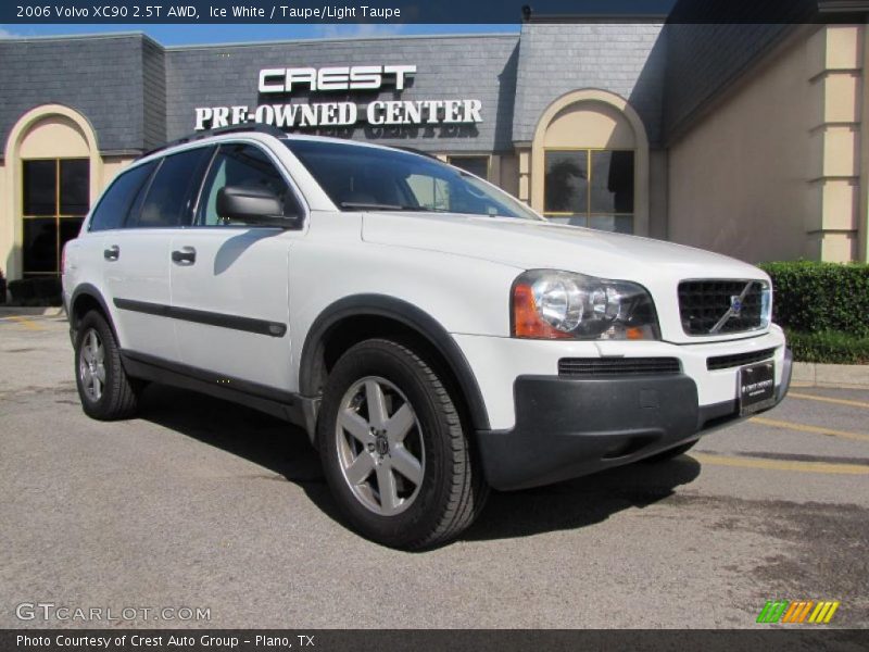 Ice White / Taupe/Light Taupe 2006 Volvo XC90 2.5T AWD