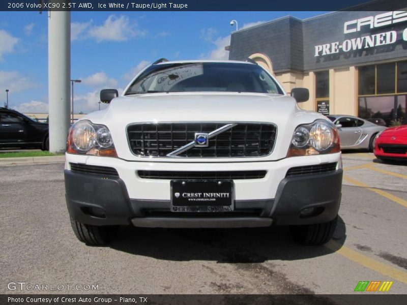 Ice White / Taupe/Light Taupe 2006 Volvo XC90 2.5T AWD