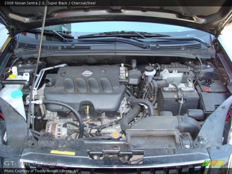 Super Black / Charcoal/Steel 2008 Nissan Sentra 2.0