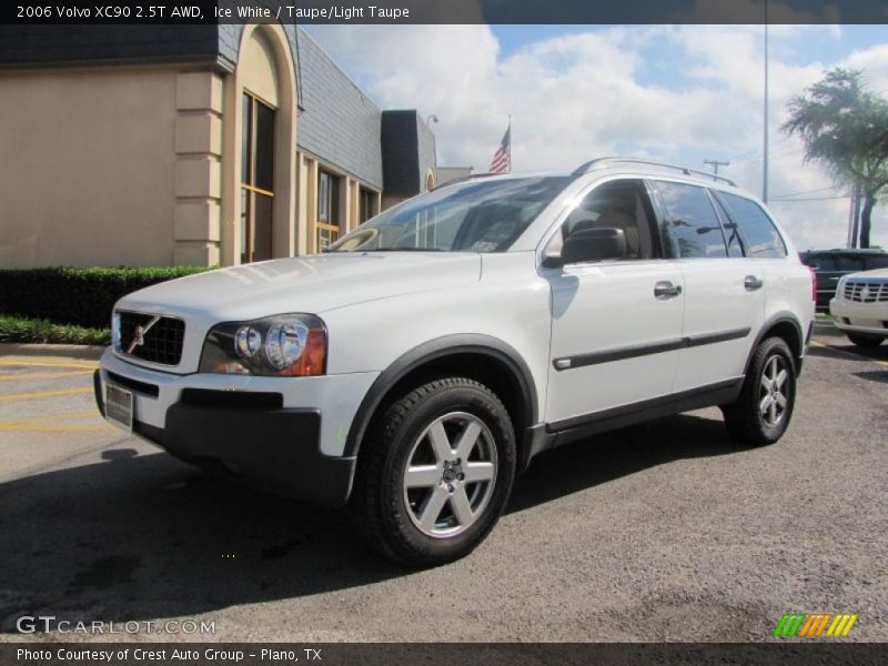 Ice White / Taupe/Light Taupe 2006 Volvo XC90 2.5T AWD