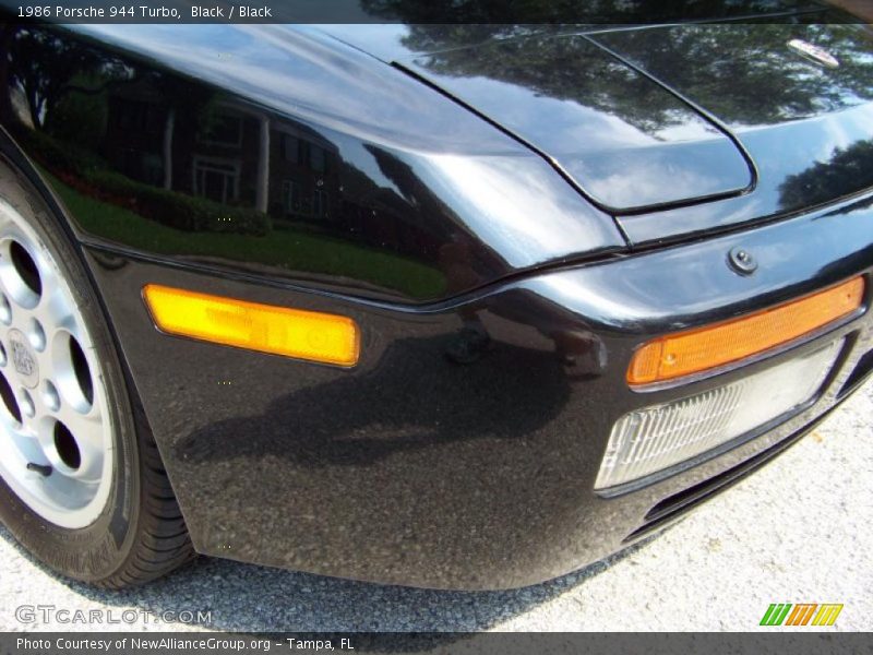 Black / Black 1986 Porsche 944 Turbo