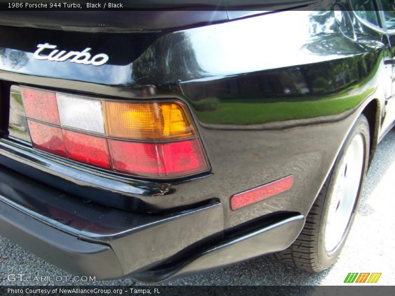 Black / Black 1986 Porsche 944 Turbo