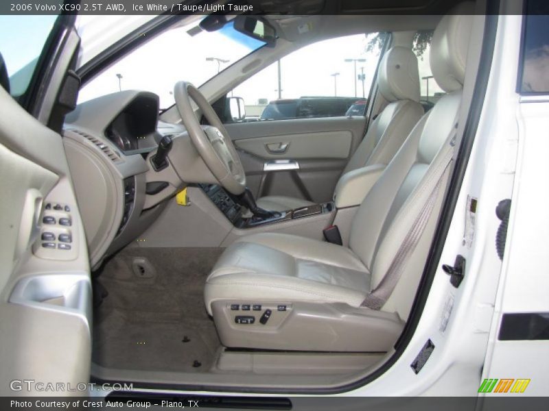 Ice White / Taupe/Light Taupe 2006 Volvo XC90 2.5T AWD